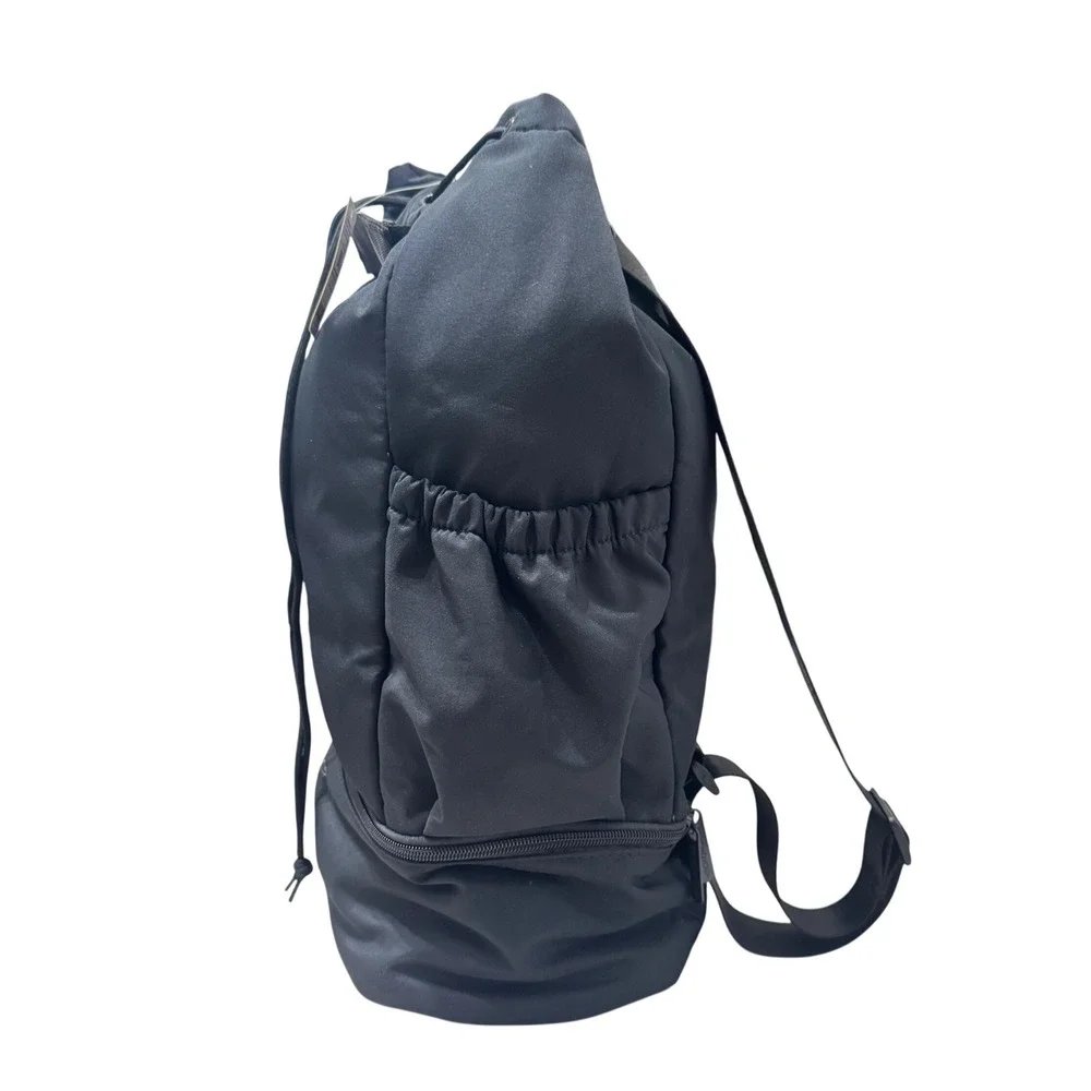 Beyond Yoga Backpack Women OS Black NEW Drawstring Shoe Compartment Athleisure